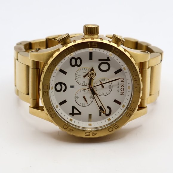 NIXON- Gorgeous 51-30 Goldielocks! SO FRESH NWOT- Full Set - Extra Links & Sexy! - Picture 7 of 15